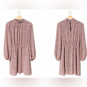 Boden Floral Long Sleeve Dress